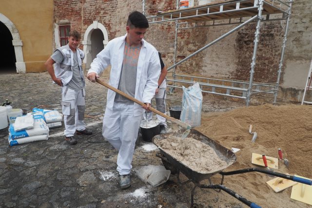 Workshop zaměřený na opravy bastionových pevností v Terezíně | foto: Jana Hofman Formánková,  Terezín - město změny