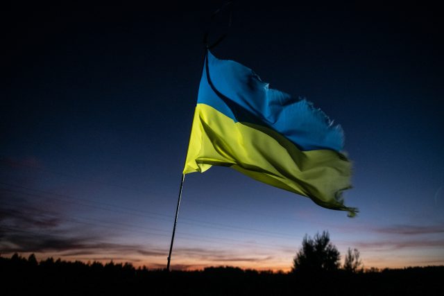 Ukrajinská vlajka  (ilustr. foto) | foto: René Volfík,  iROZHLAS.cz
