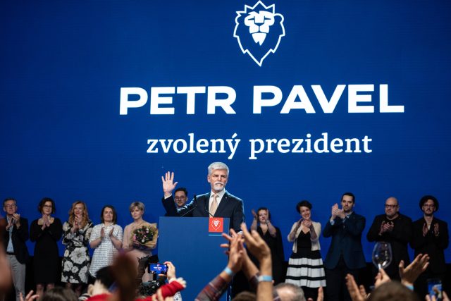 Petr Pavel po vyhlášení výsledků voleb | foto: René Volfík,  iROZHLAS.cz